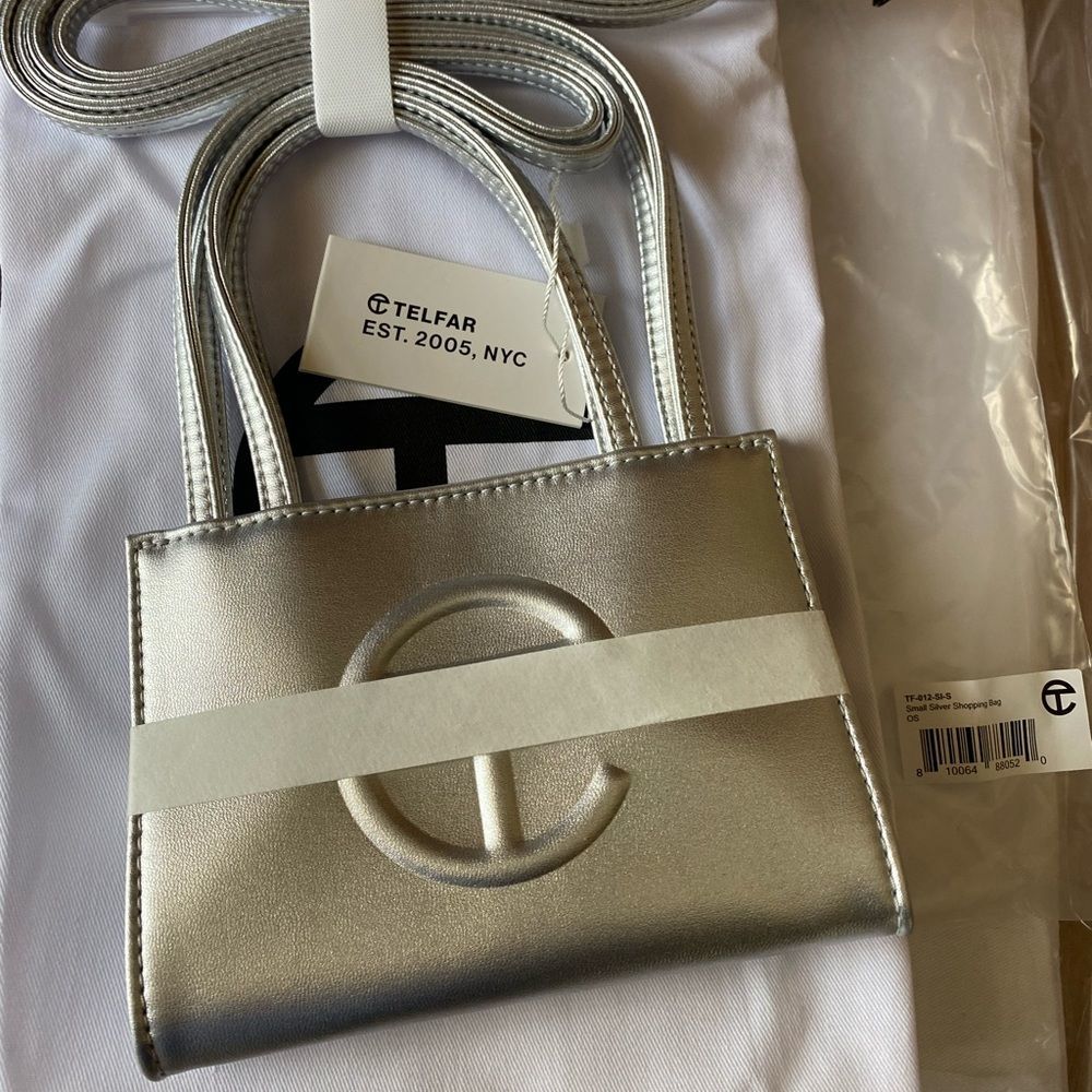 Small Telfar Silver